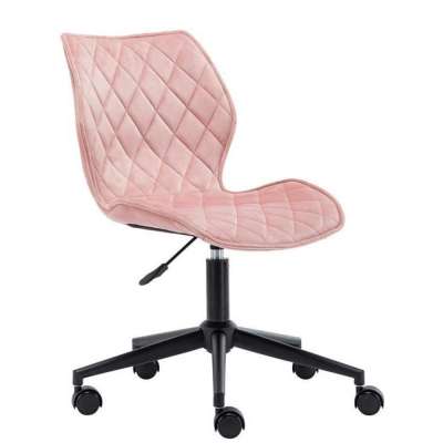 (BEATA-A) Good Soft Adjustable Swivel Office Task Chair With Nylon Casters